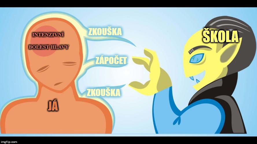 škola a bolest hlavy