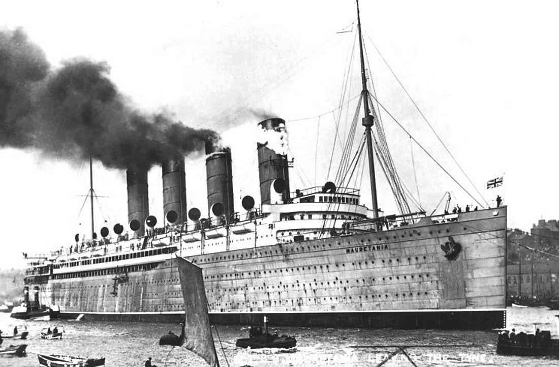 Mauretania%2C1907 on Tyne