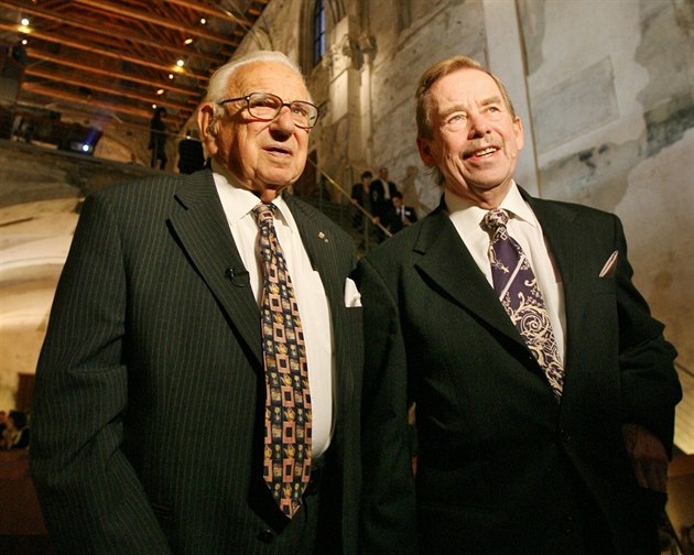 Nicholas Winton a Václav Havel