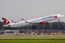 220px-CSA Airbus A330-323 taking off at Sheremetyevo