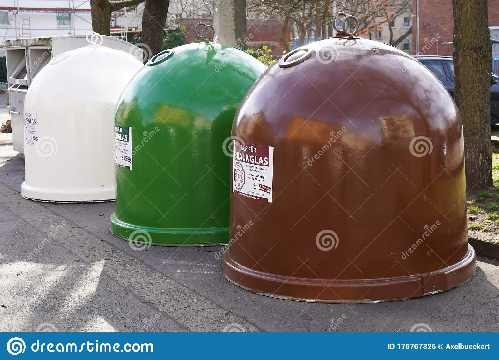 hannover-germany-march-glass-collection-containers-bottle-banks-waste-separation-recycling-brown-green-clear-glass-176767826