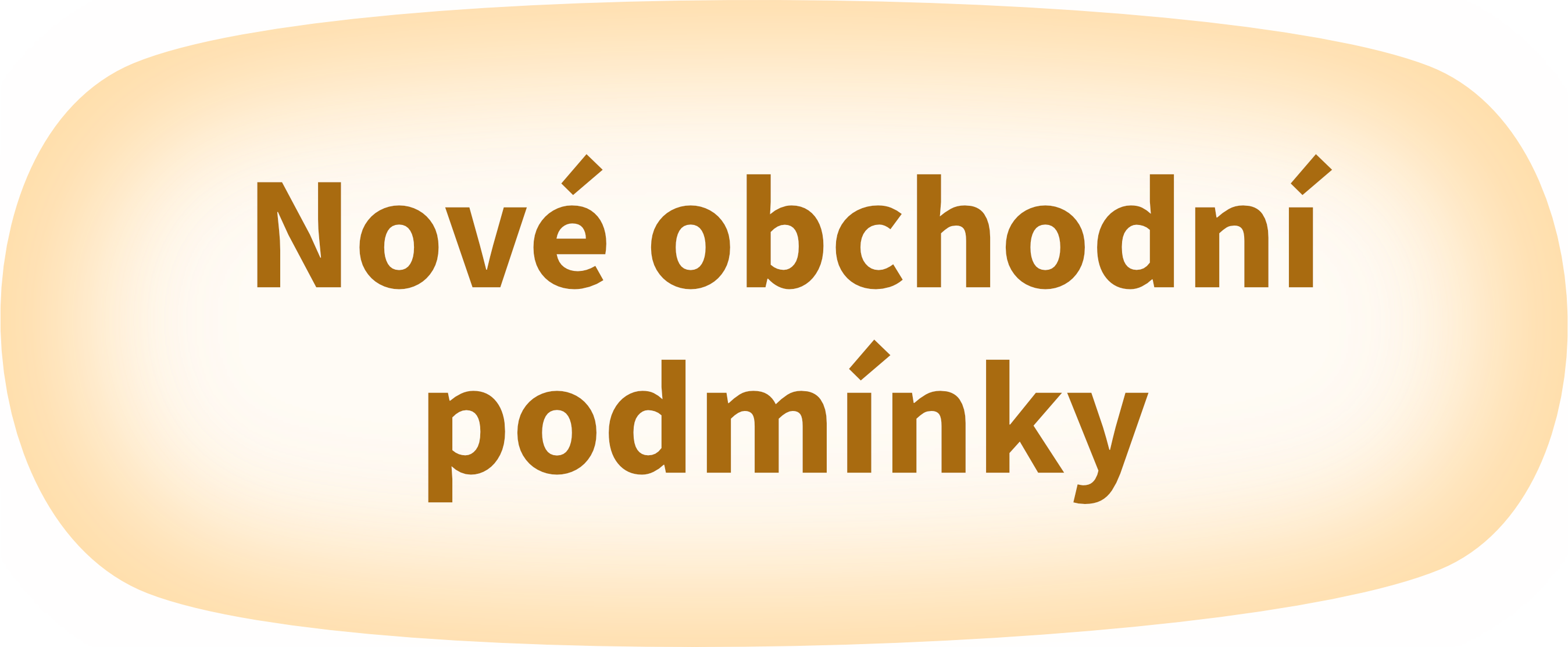 Nové obchodní podmínky