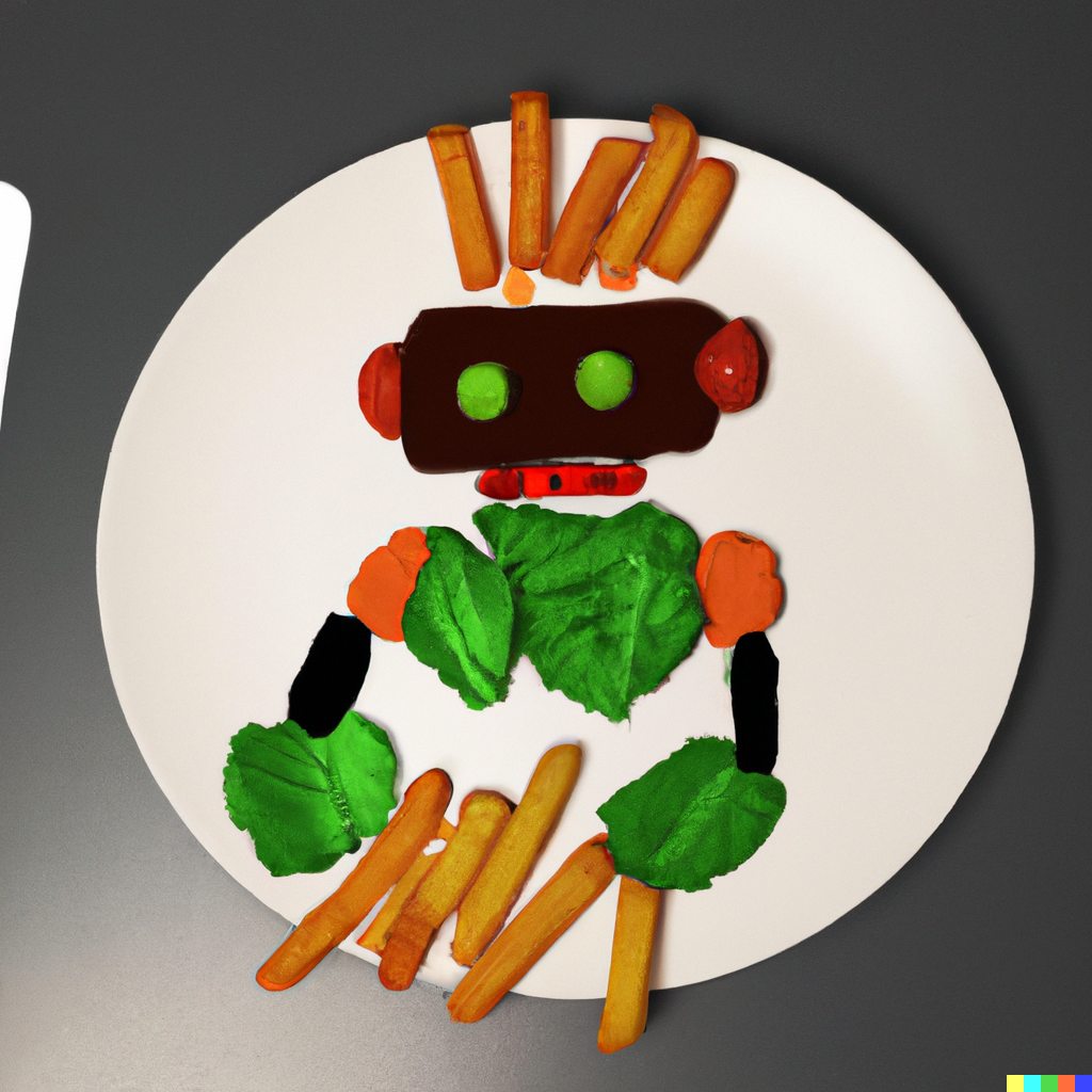 DALL·E 2023-03-12 11.41.02 - robot from food digital art robot 01