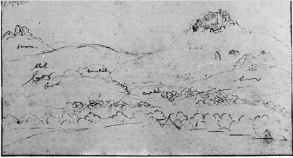 Karel-Hynek-Mácha-Kumburk-a-Bradlec-od-jihu-asi-24.-8.1833