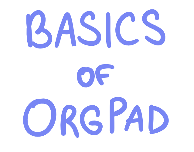 basics-of-OrgPad