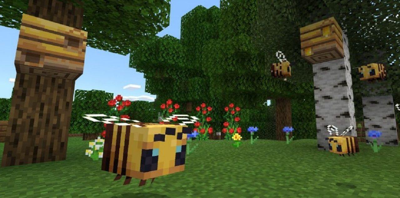 minecraft update 1 15 where to find buzzy bees 1423787