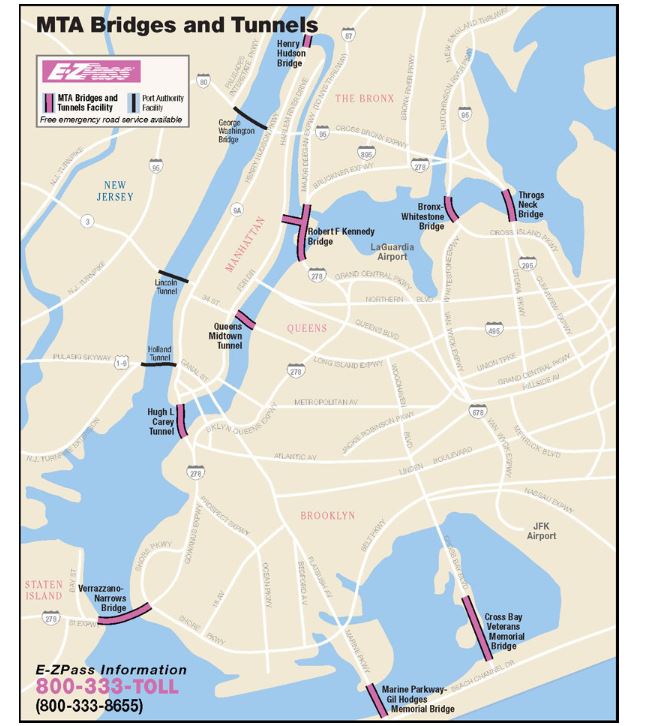 MTA BRIDGES AND TUNNELS NO DAYTIME CROSS IF OVER 9-6 - pic
