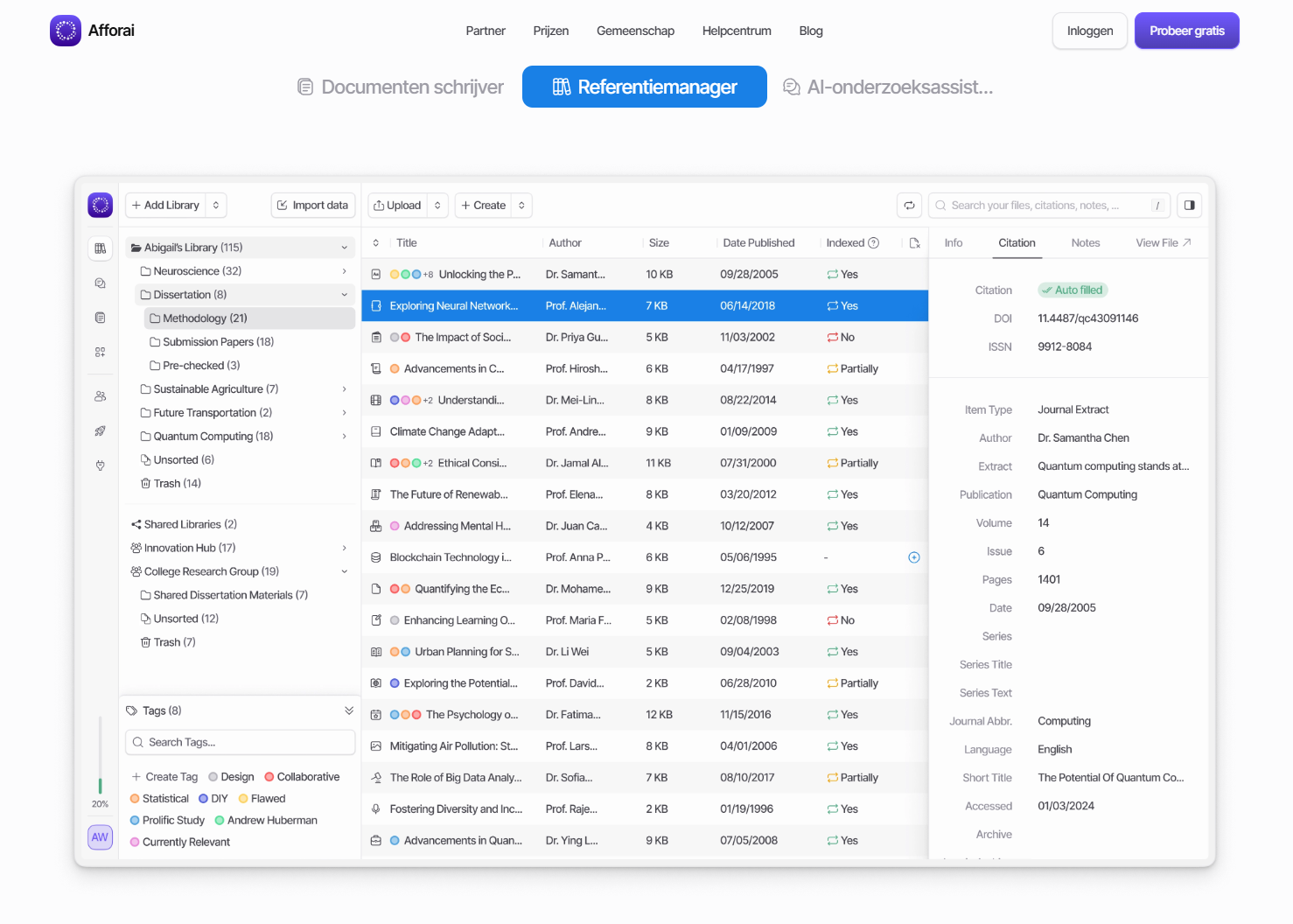 2024-12-09-992-Afforai - Krachtige AI-onderzoeksassistent en chat