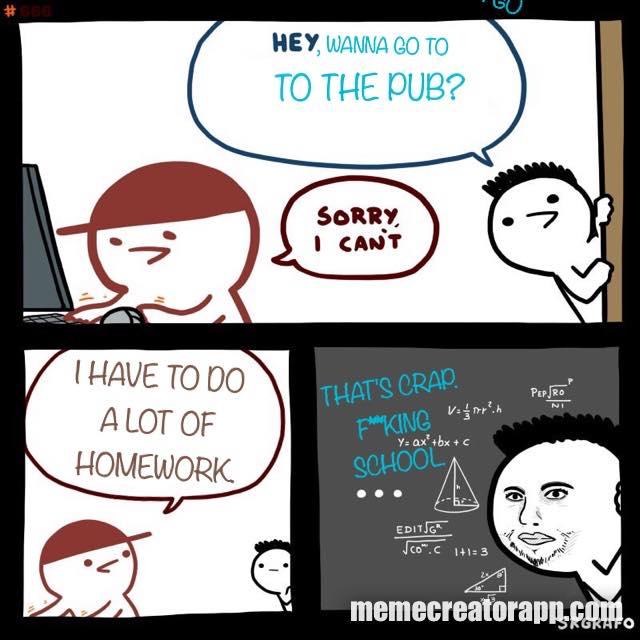 i have to do homework