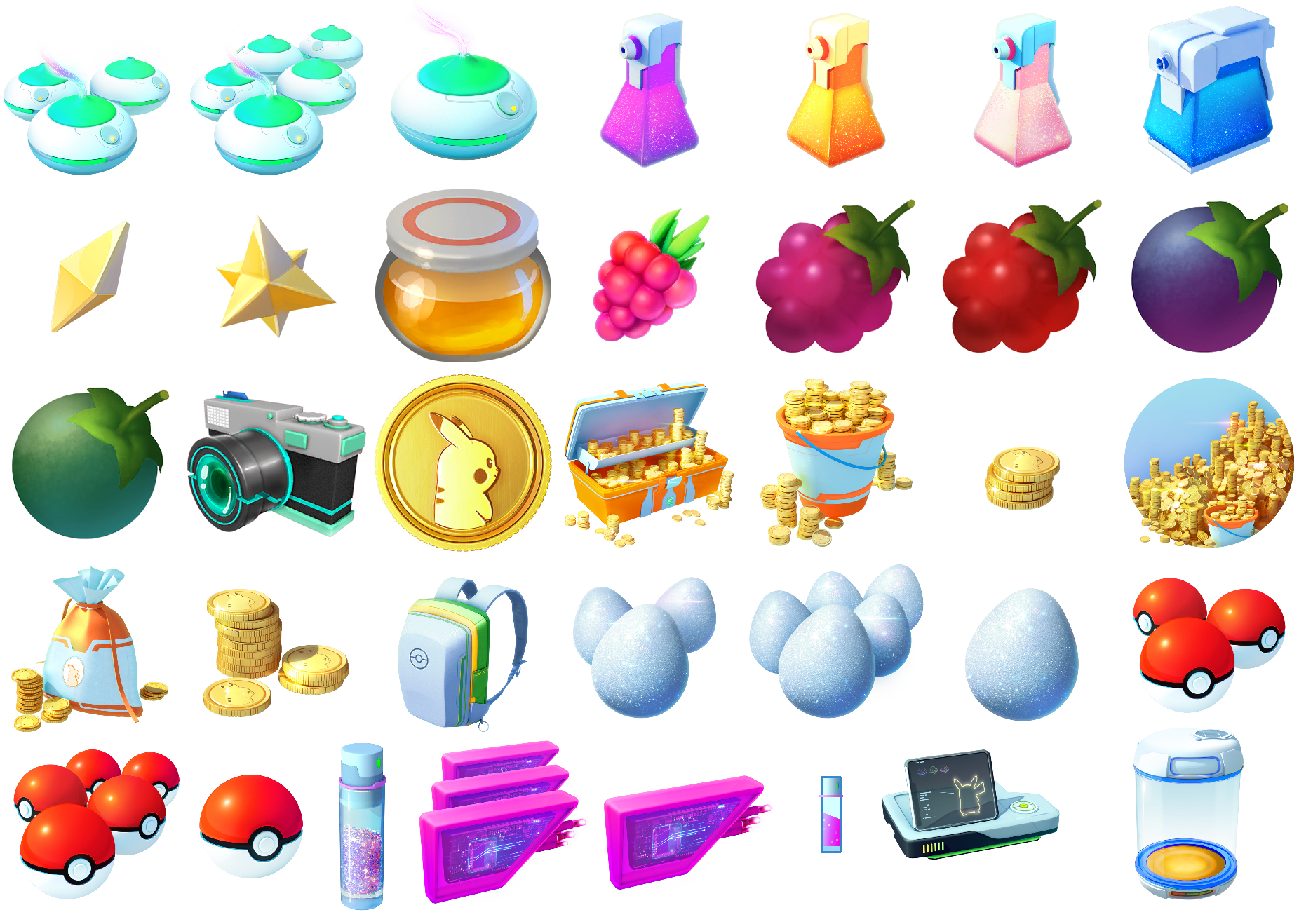 Mobile - Pokemon GO - Items & Store Icons