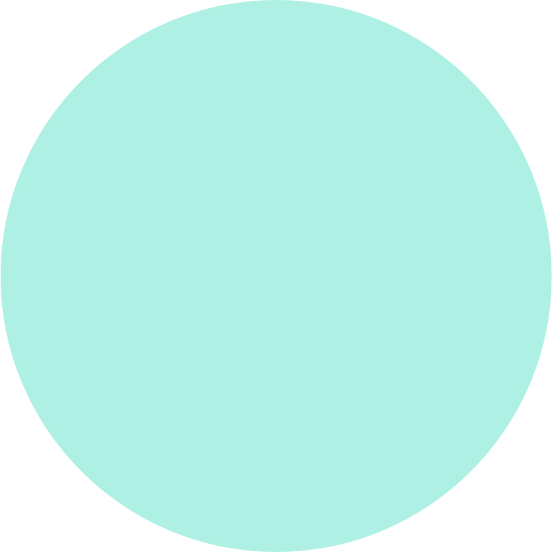 circle teal