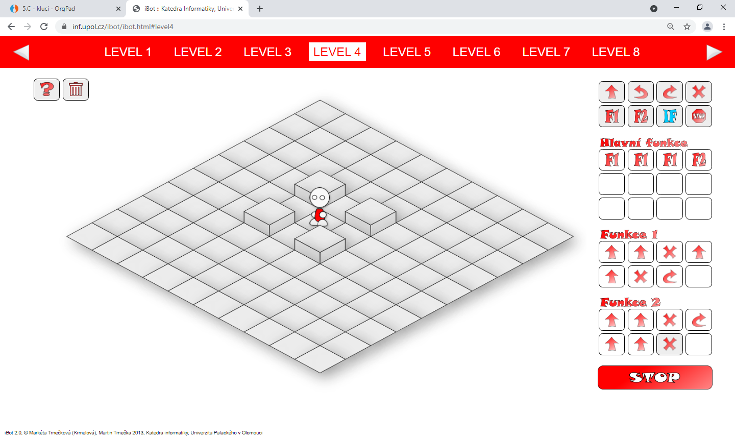 iBot    Katedra Informatiky, Univerzita Palackeho v Olomouci - Google Chrome 26.05.2021 11 32 13