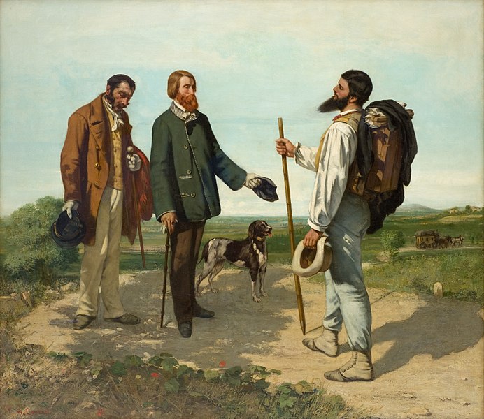 693px-Gustave Courbet - Bonjour Monsieur Courbet - Mus%C3%A9e Fabre