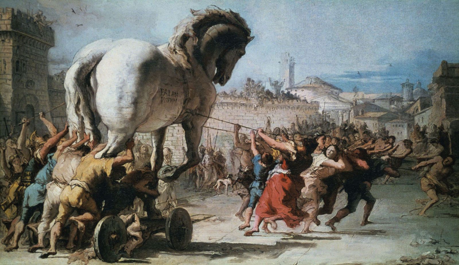 Procession-of-the-Trojan-Horse-canvas-Troy-1760