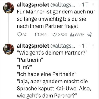 Argumentationshilfe Gendern