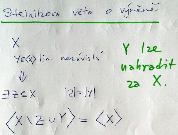 Steinitzova věta o výměně