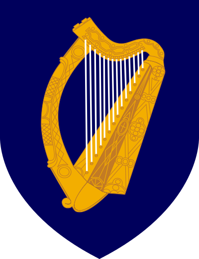 400px-Coat of arms of Ireland.svg
