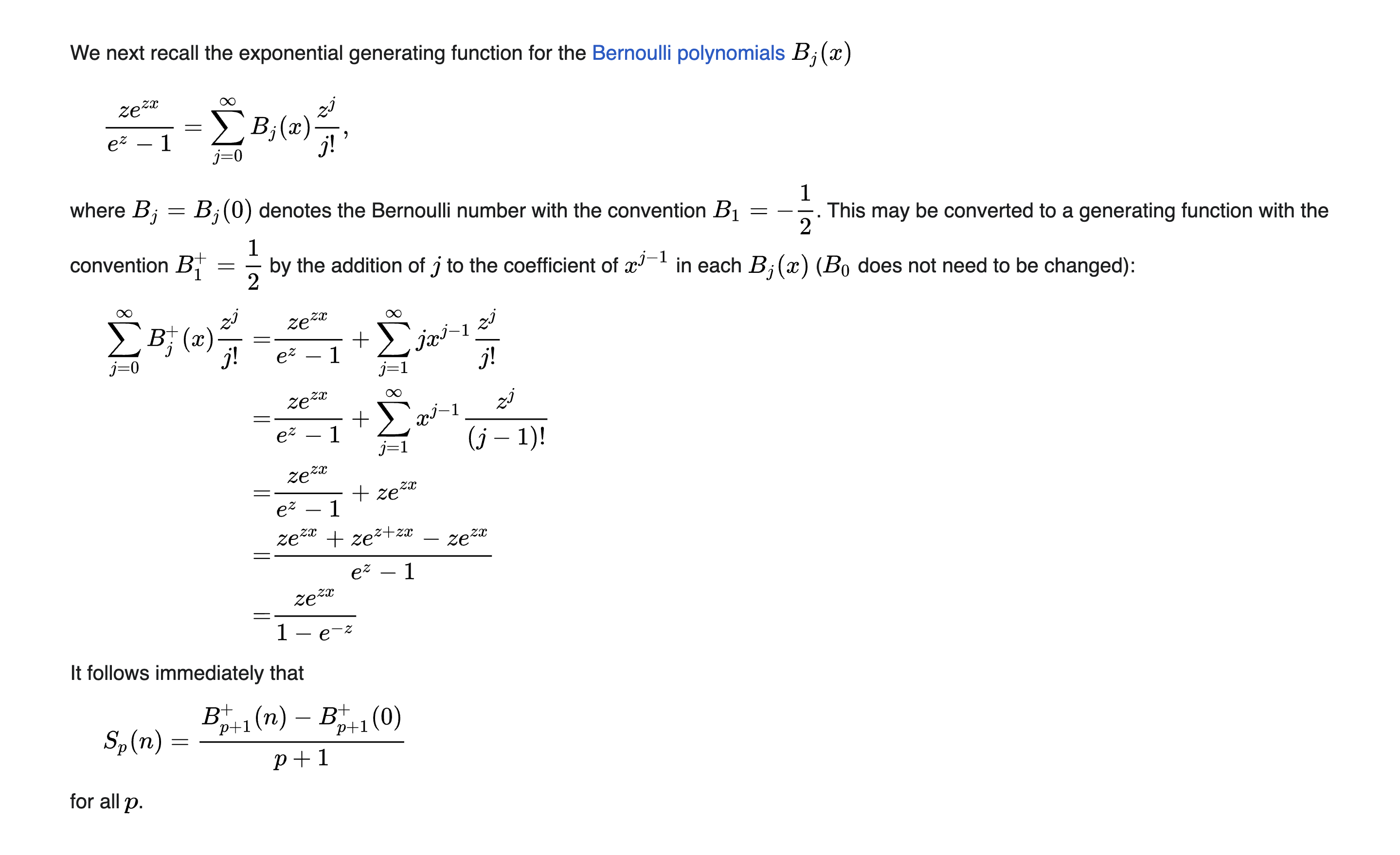 standard proof using generating functions v2 2