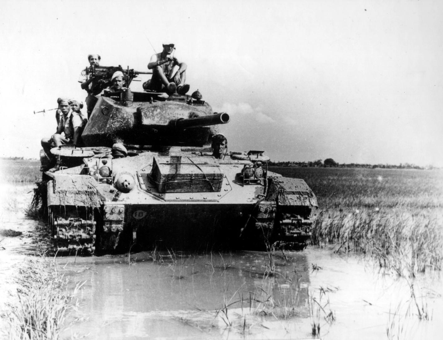 French M24 Chaffee Vietnam