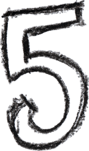 crayon-number-5-178x300