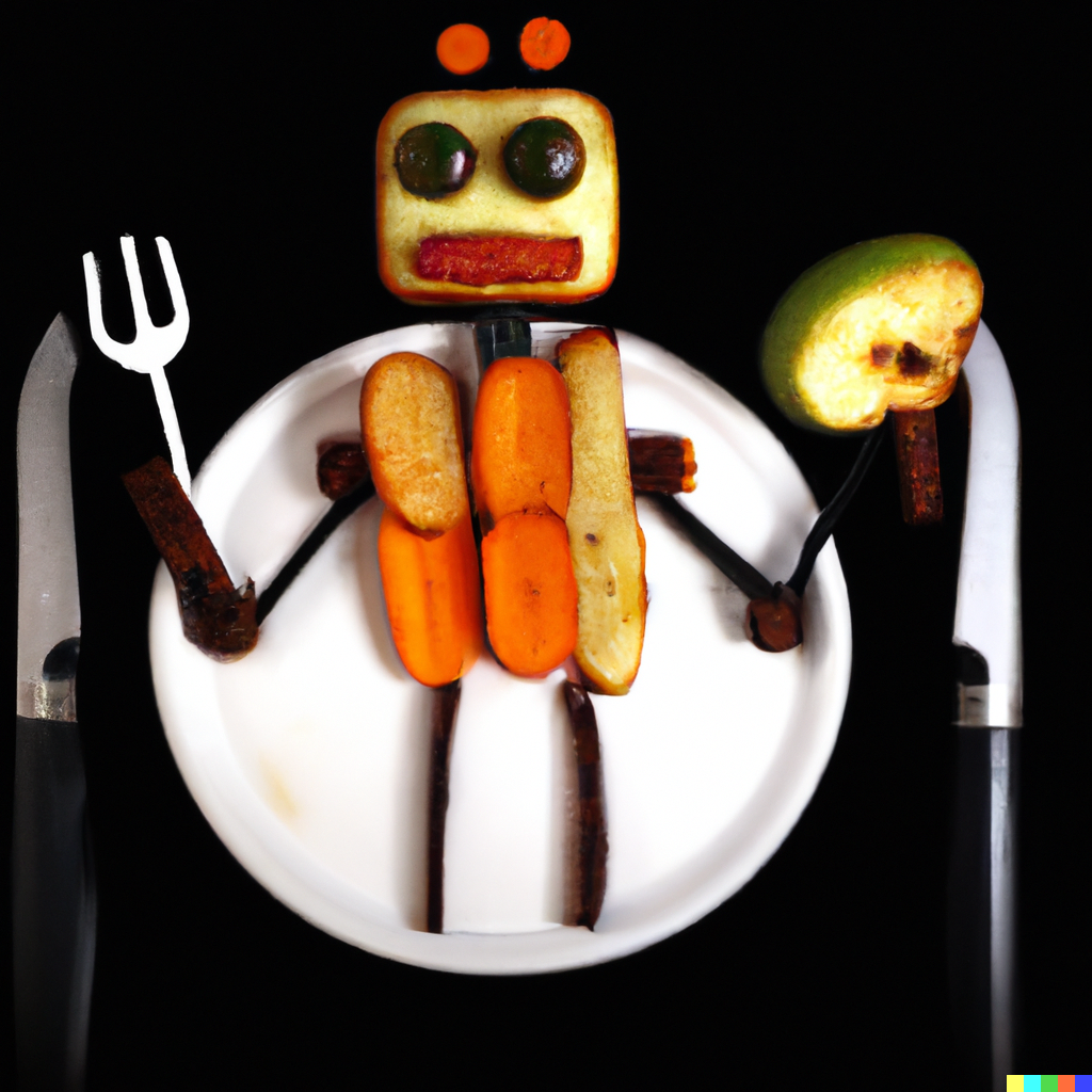 DALL·E 2023-03-12 11.41.10 - robot from food digital art robot 02