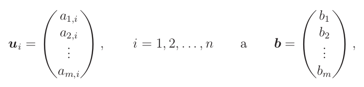 sloupcova rovnice soustavy