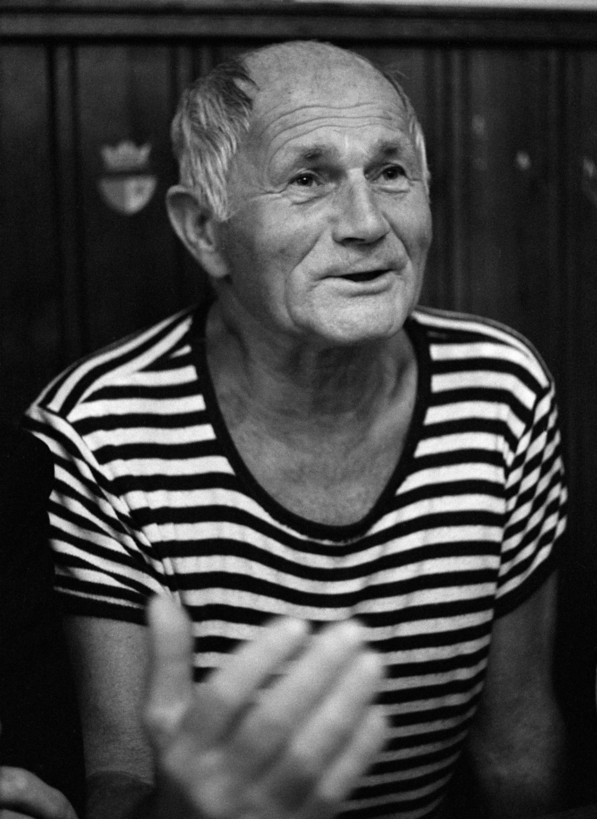 Bohumil Hrabal 1985 český spisovatel foto Hana Hamplová