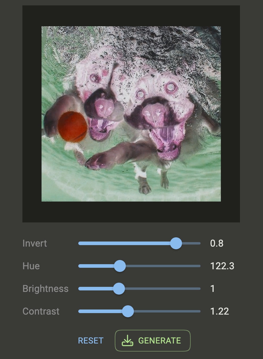 Alternative image for different settings