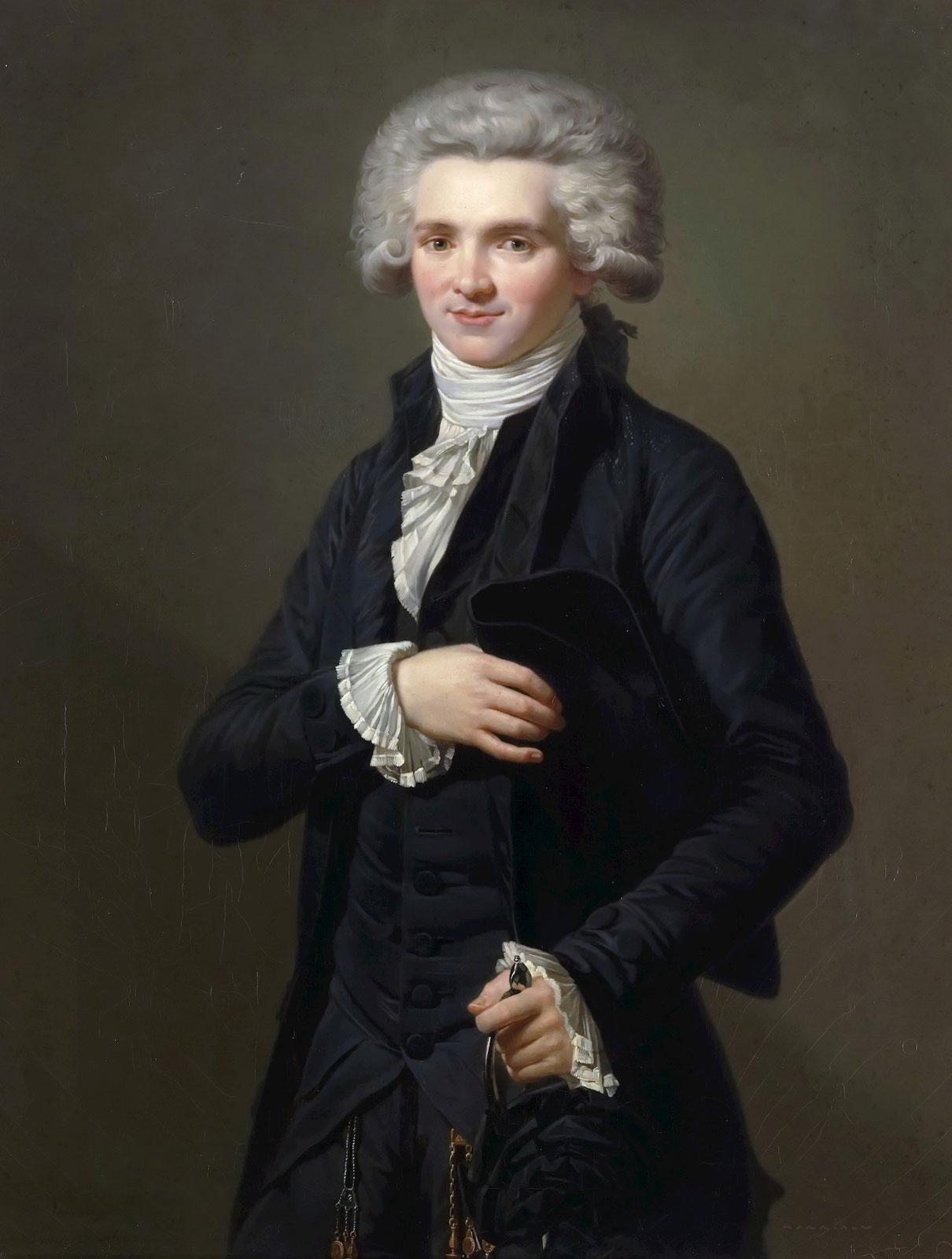 oil-Maximilien-Robespierre-canvas-Pierre-Roch-Vigneron-Palace-1786