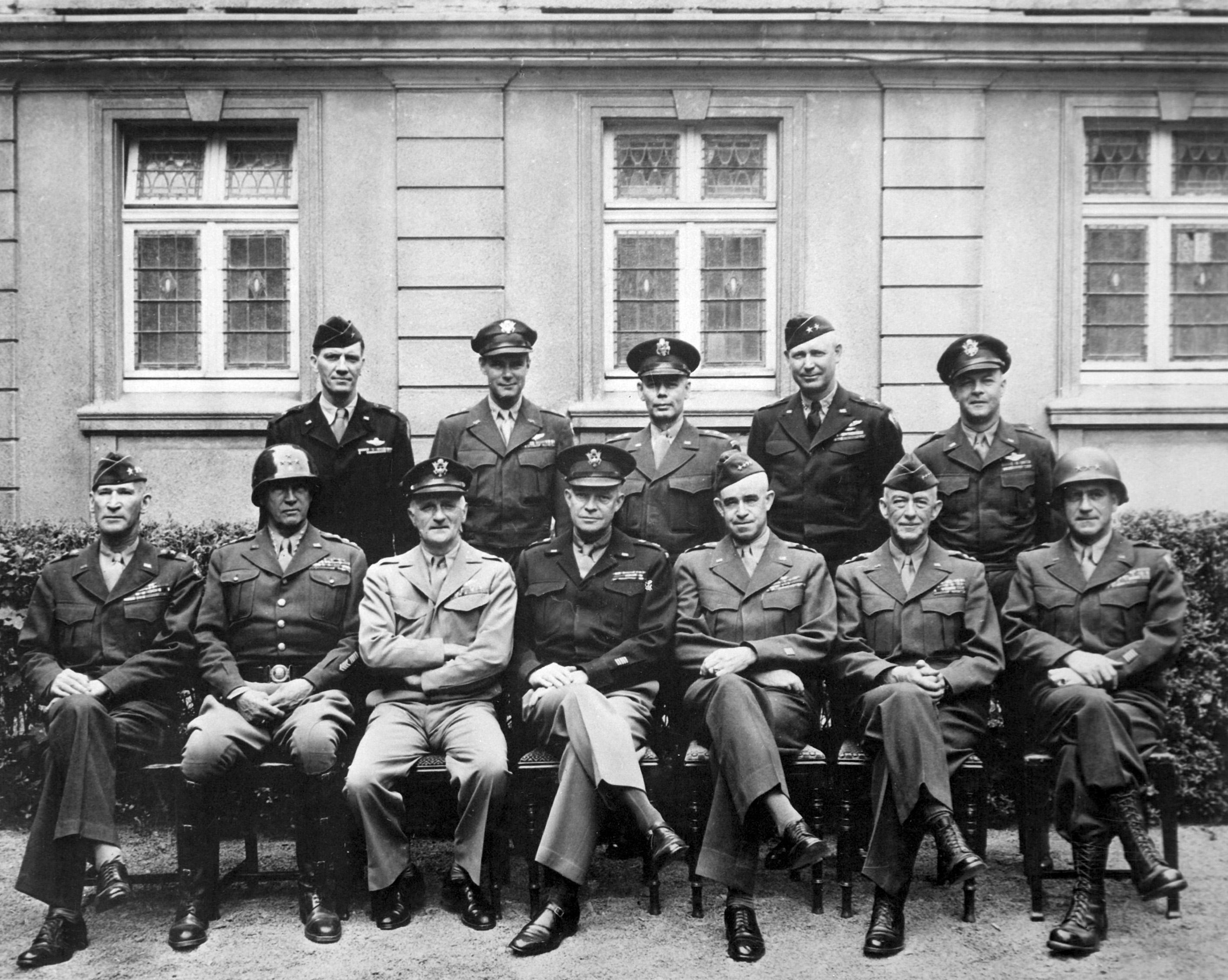 American World War II senior military officials%2C 1945