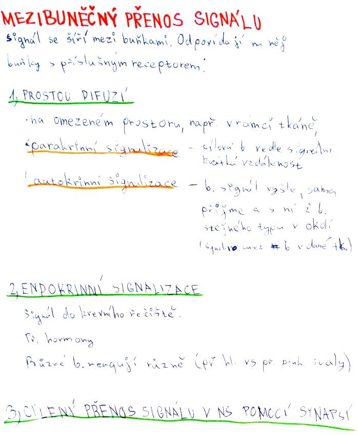 Mezibuněčný přenos signálu