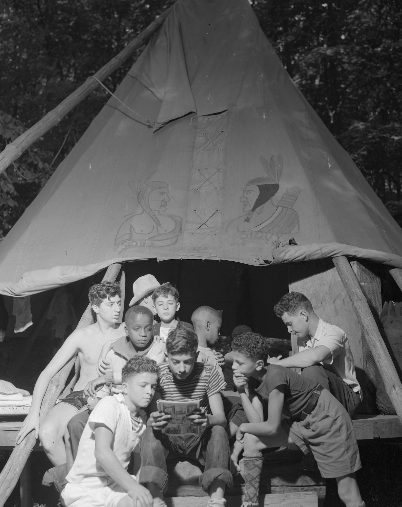 Gordon-parks-photography-integrated-summer-camps-tentmates