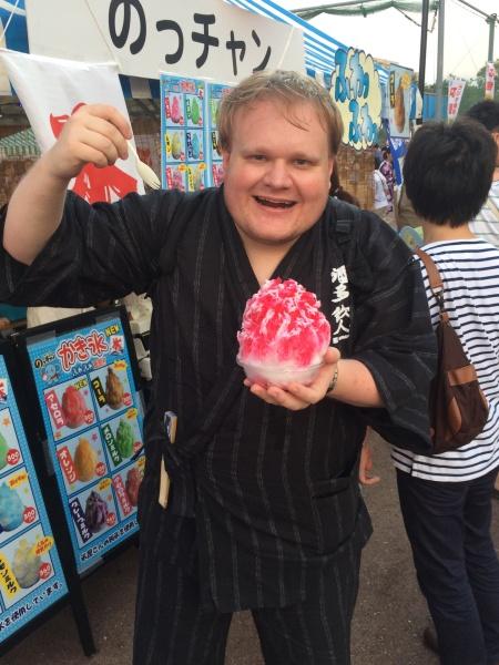 shaved ice lets dig in