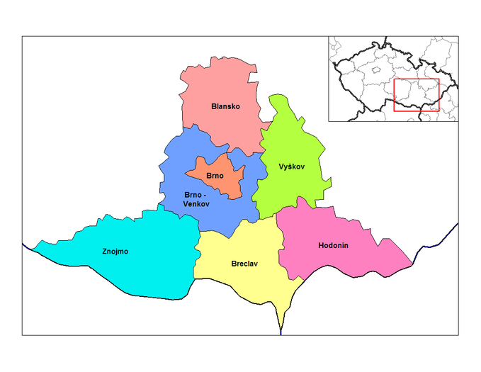 680px-South Moravia districts