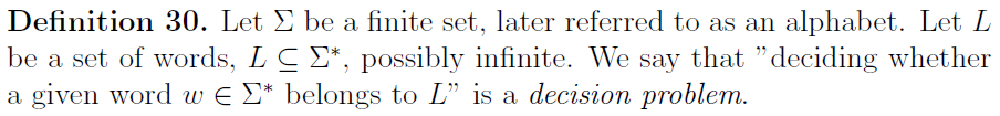 DecisionProblem