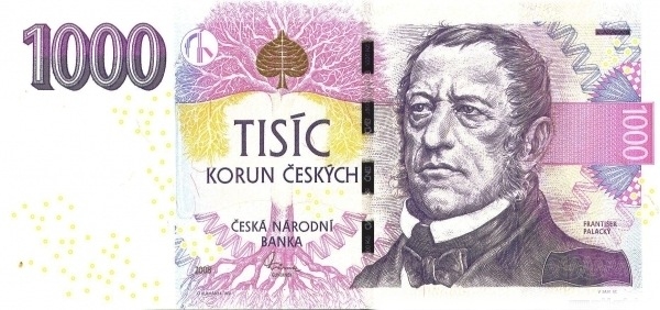 1000 Czech koruna Obverse