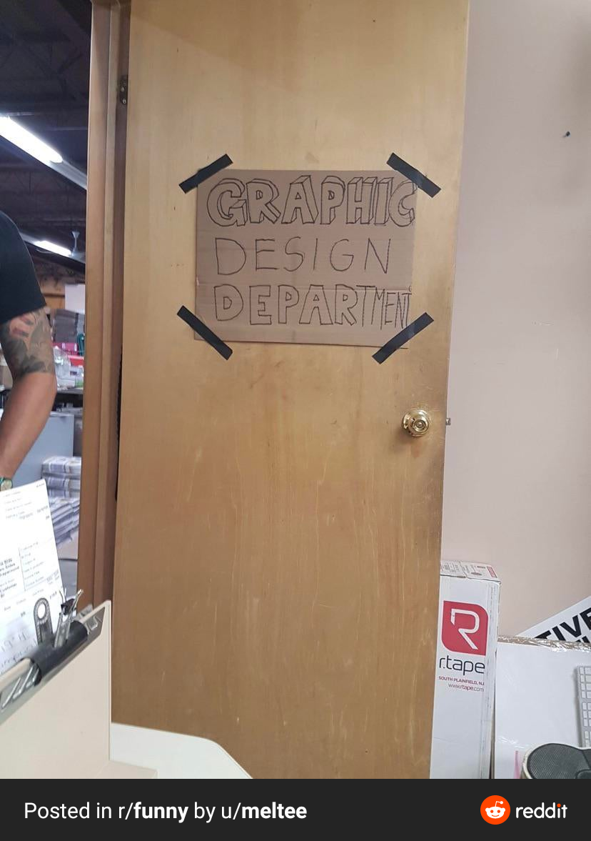 graphic design department