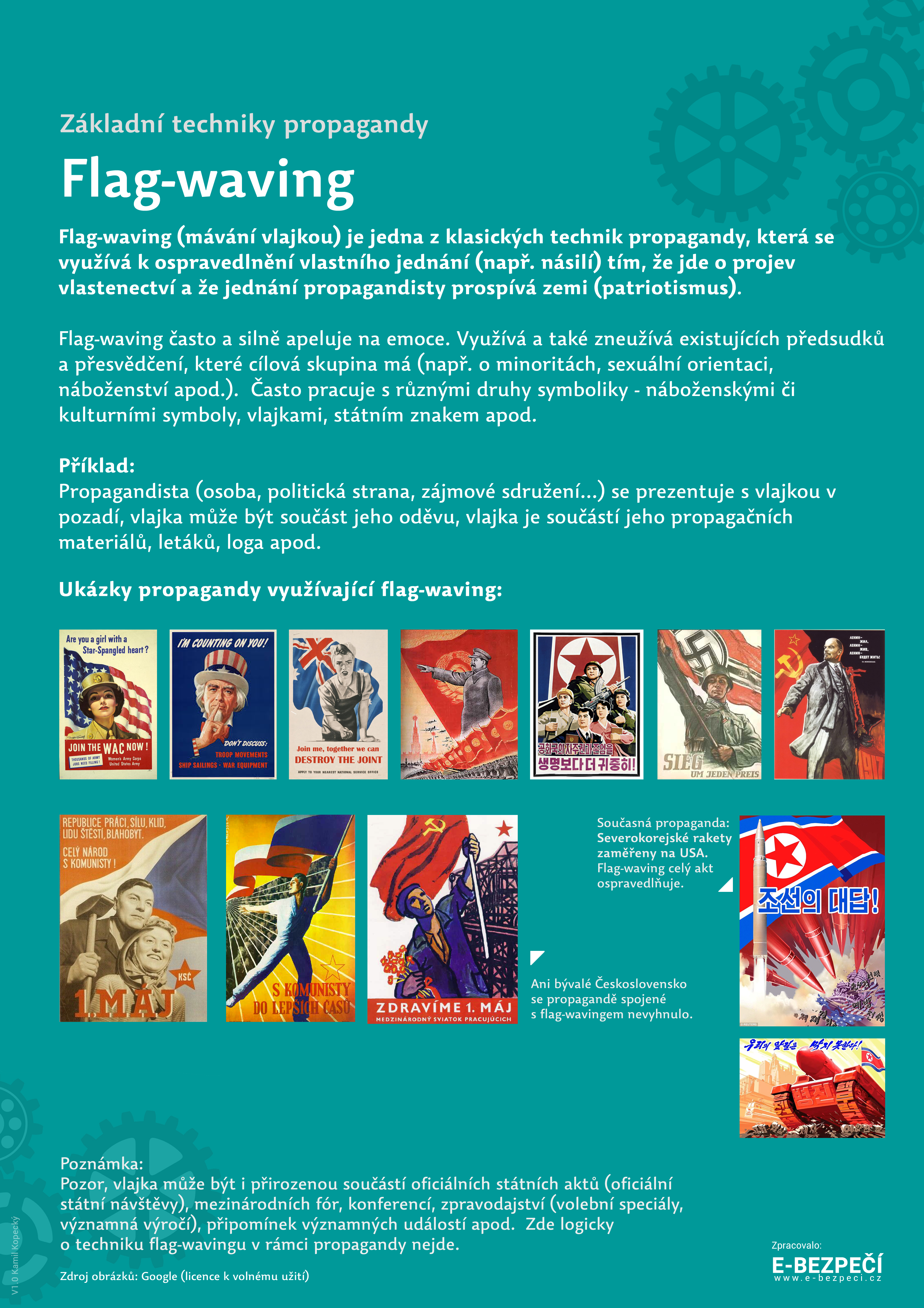 propaganda flag-waving