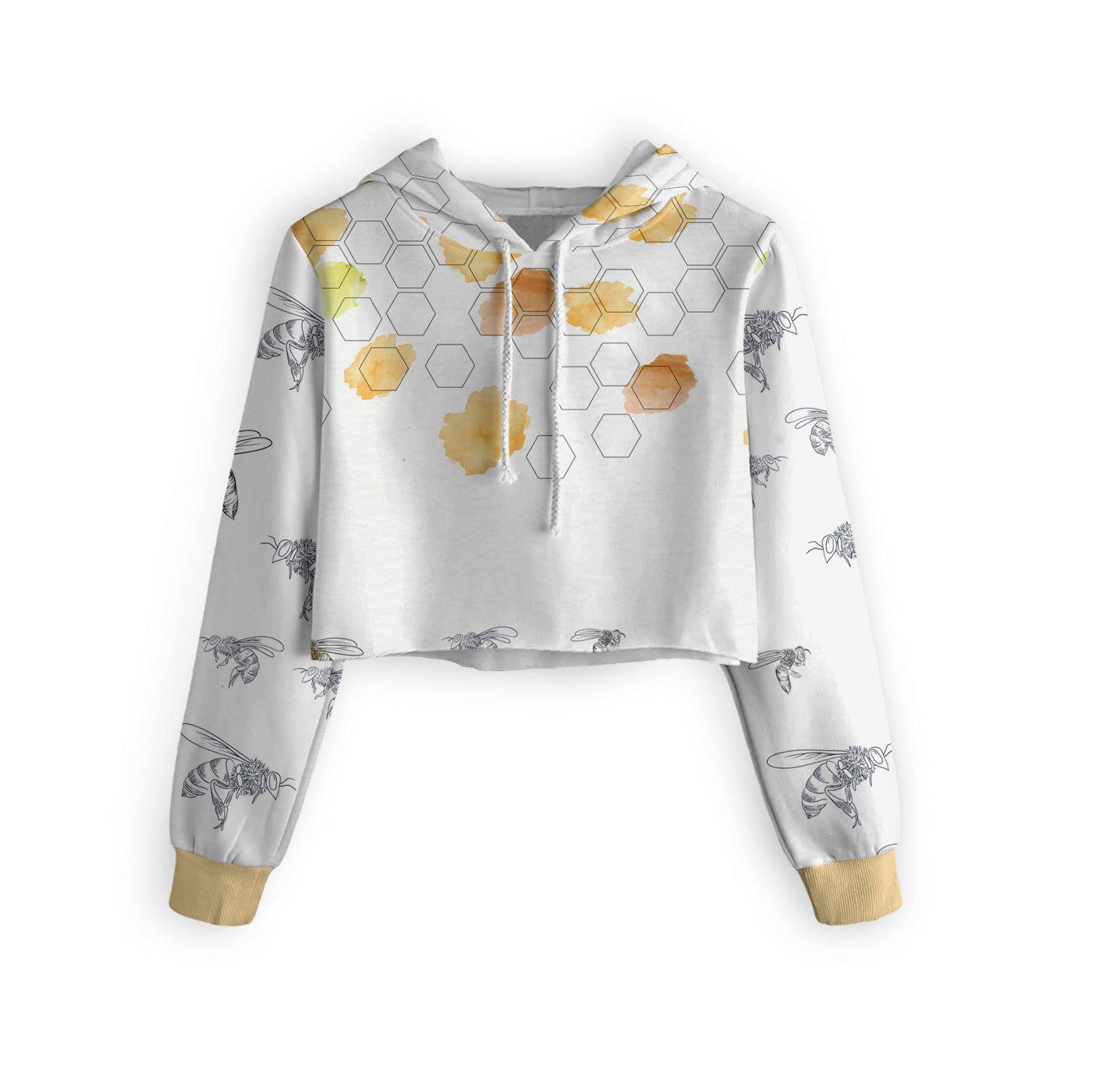 MinimalBee-CropHoodie-front 1800x1800
