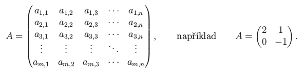 priklad matice