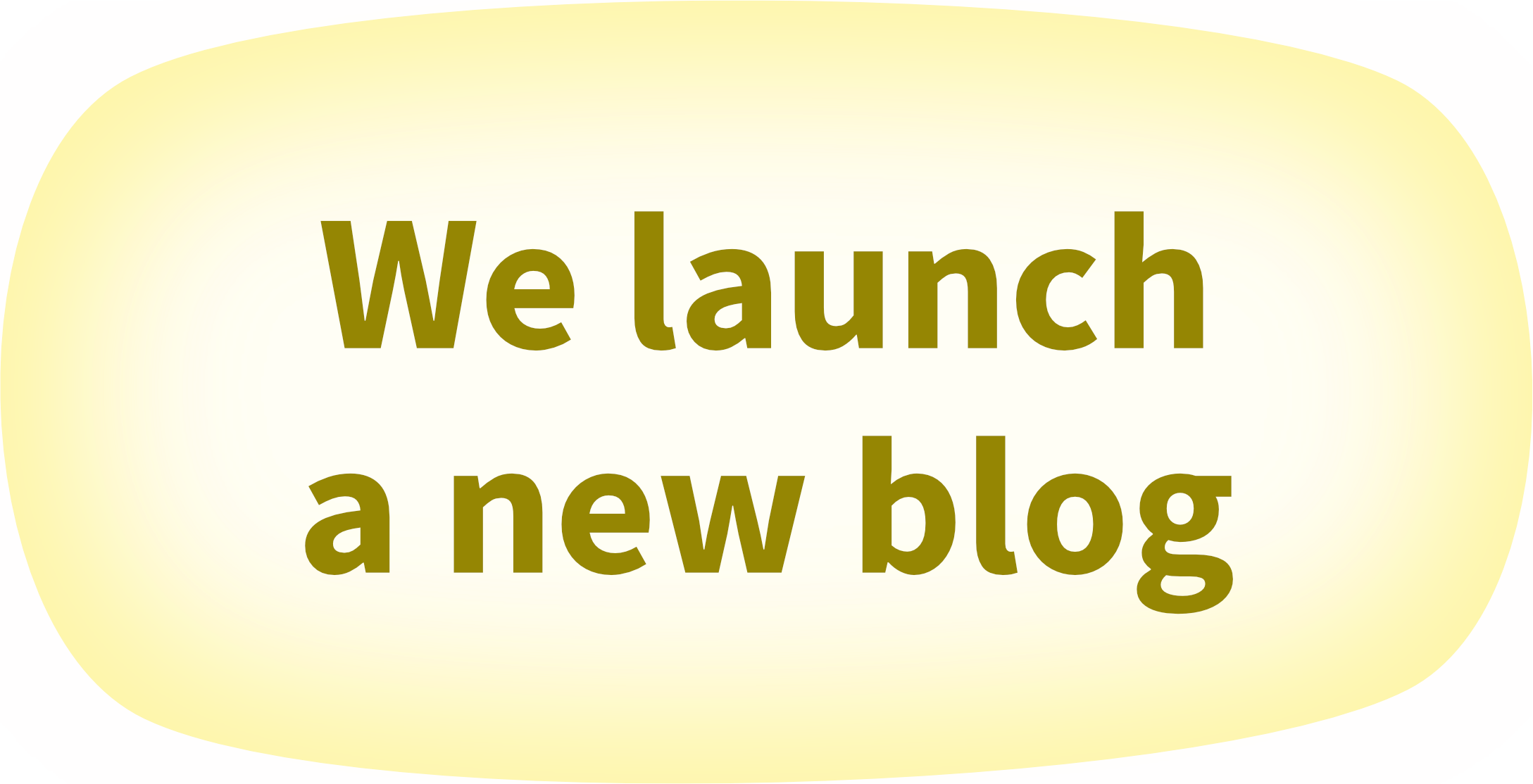We launch a new blog