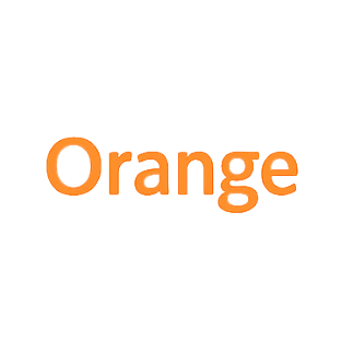 Orange Text