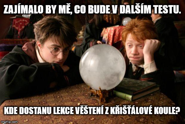 věštění z křišťálové koule