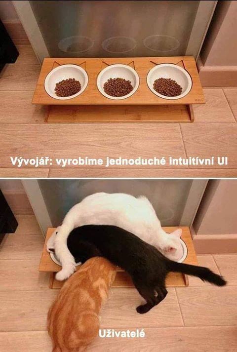 Jednoduché intuitivní UI simple intuitive UI