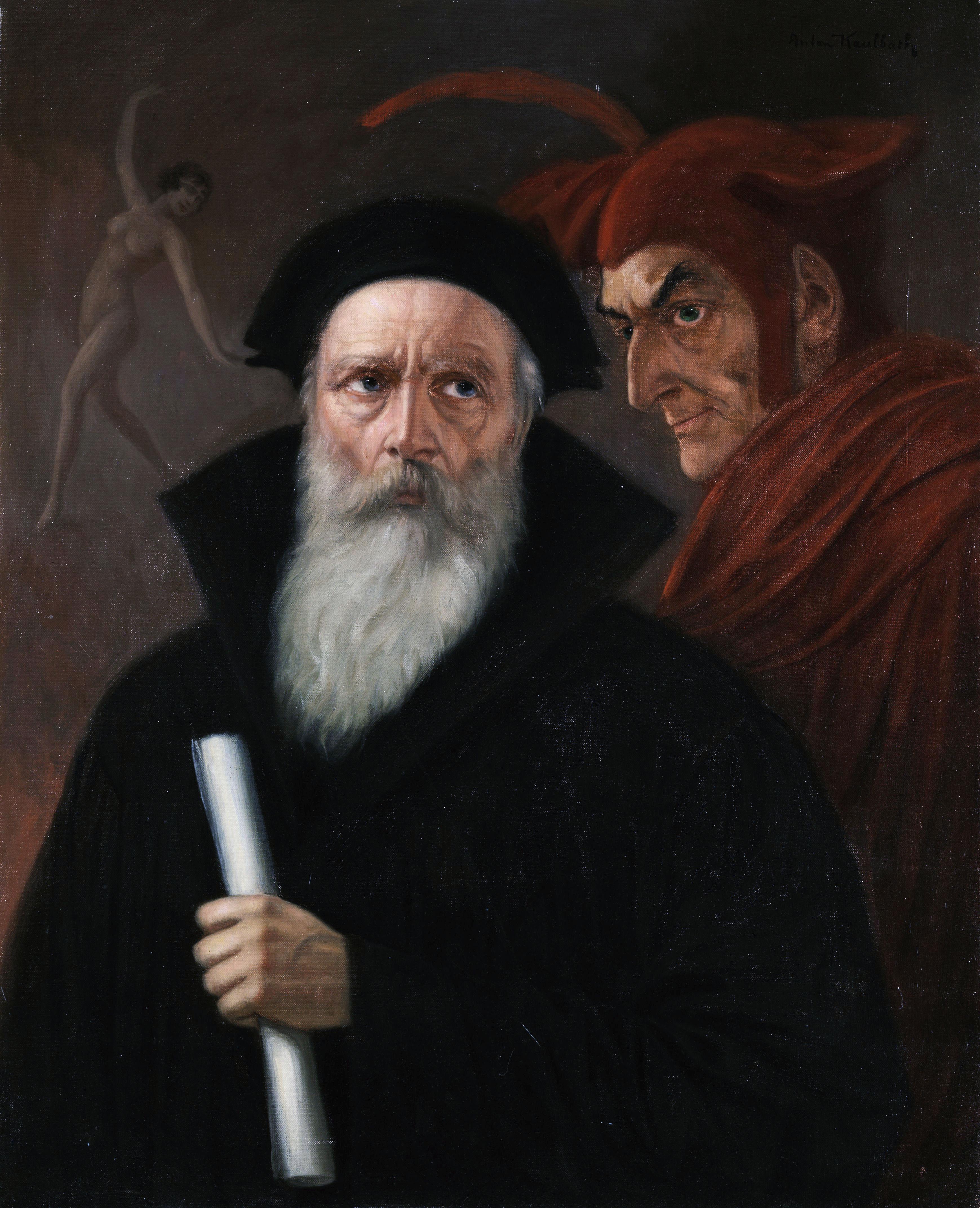 Anton Kaulbach Faust und MephistoFXD