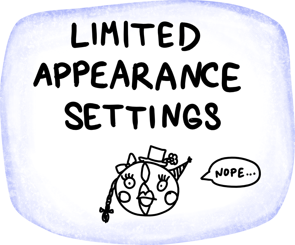 limited-appearance-settings
