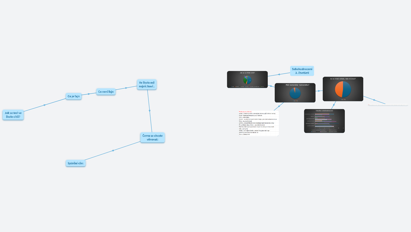 Sebehodnocení - pololetí 6. ročník
