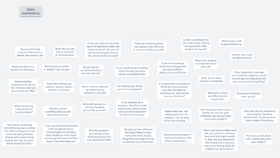 36 Question Love (template)