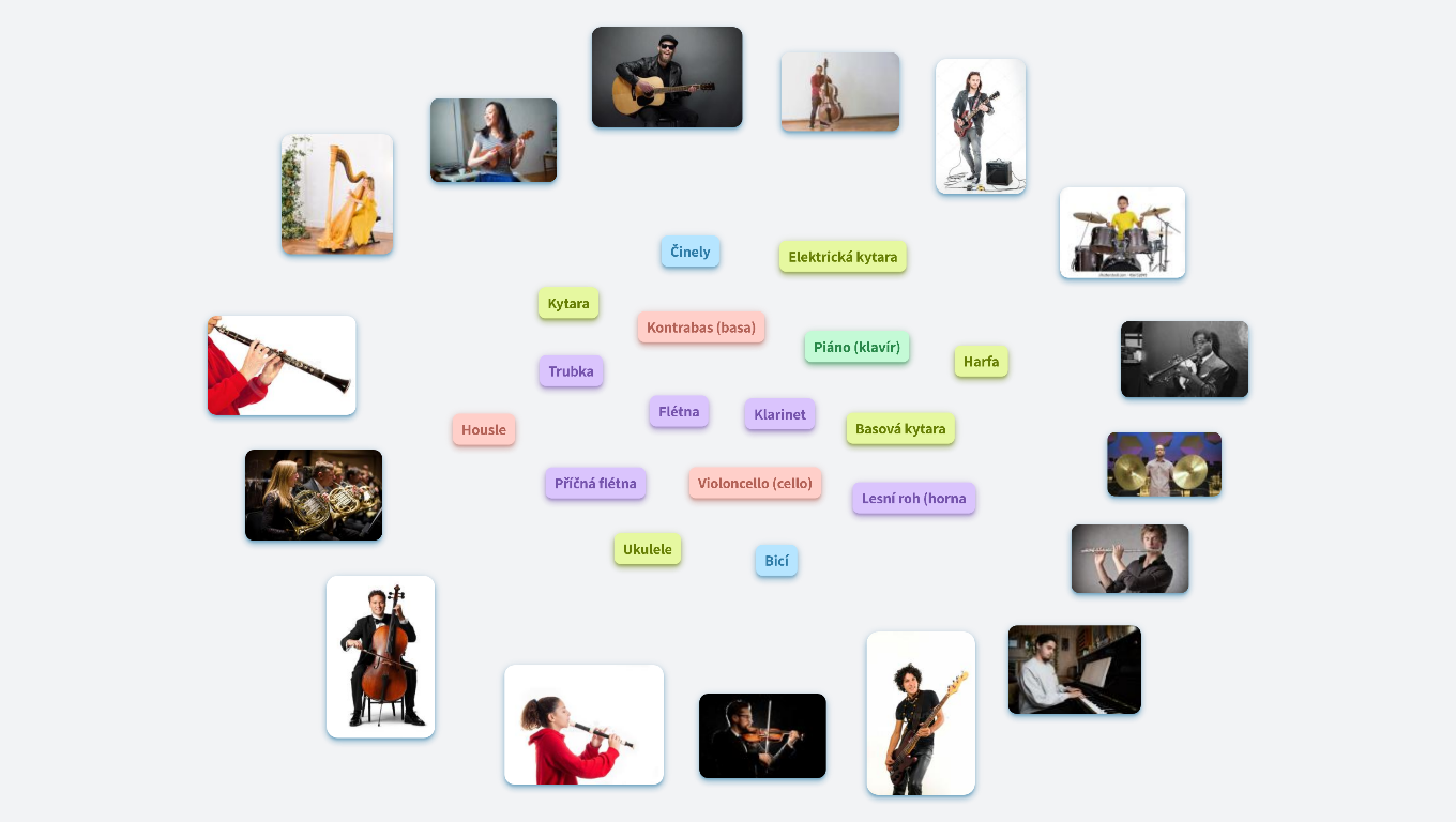 Hudební nástroje spojovačka