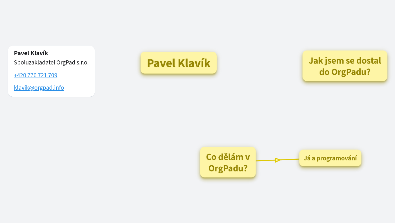 Vizitka - Pavel Klavík